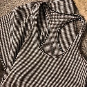 lululemon size 6 checkered Cool Racerback